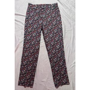 Bar III womens floral trousers size 8